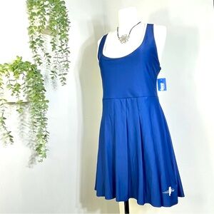🏷️ NWT Prince Navy Blue Tennis Pickleball Dress Crisscross Back Pleated Skort